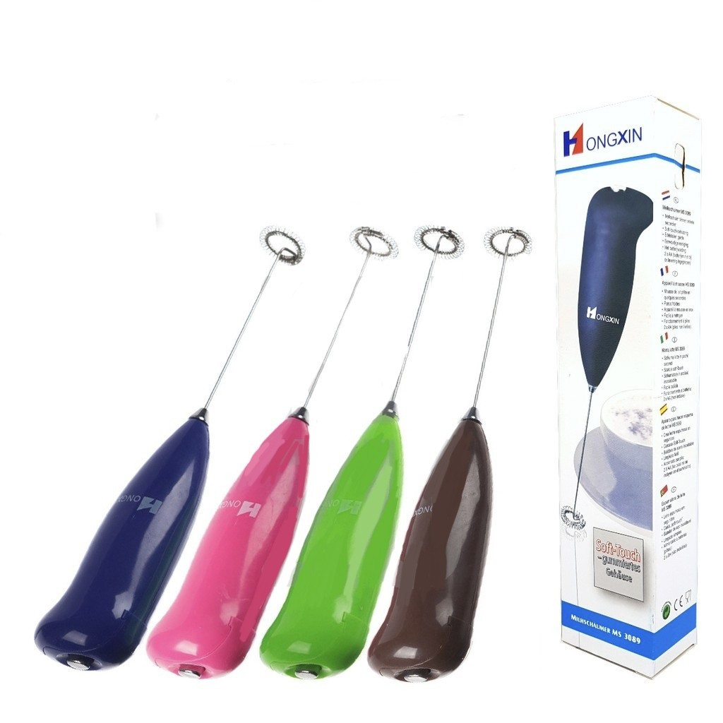 Batidor manual eléctrico café espuma